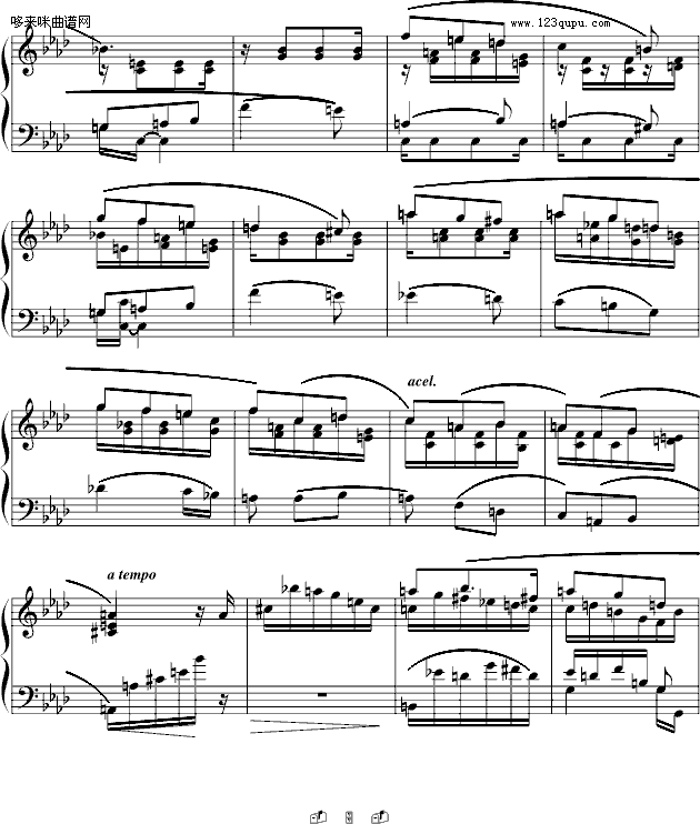 夜曲-法雅钢琴小品-法雅5