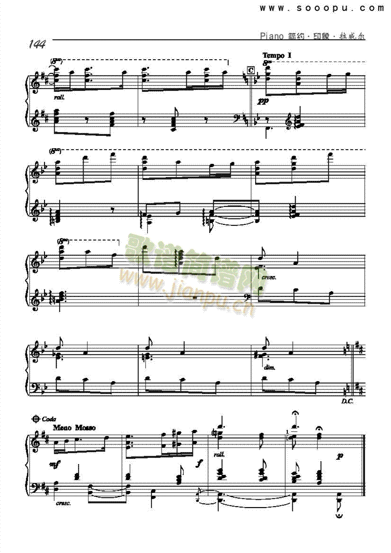 小奏鸣曲第二乐章―简易版 键盘类 钢琴4