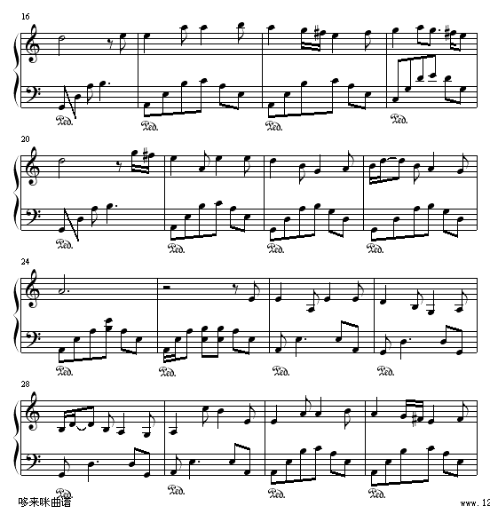 史班赛山(好听的轻音乐曲改编)-世界名曲2