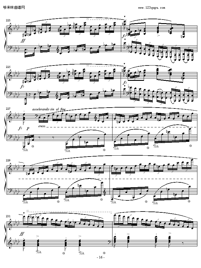 肖邦F小调第4叙事曲-肖邦16