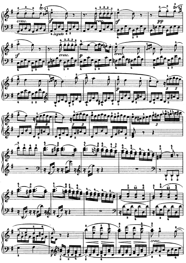G大调第十钢琴奏鸣曲　Op. 14 No--26