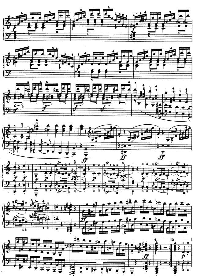 第三钢琴奏鸣曲 -Op.2 No.33
