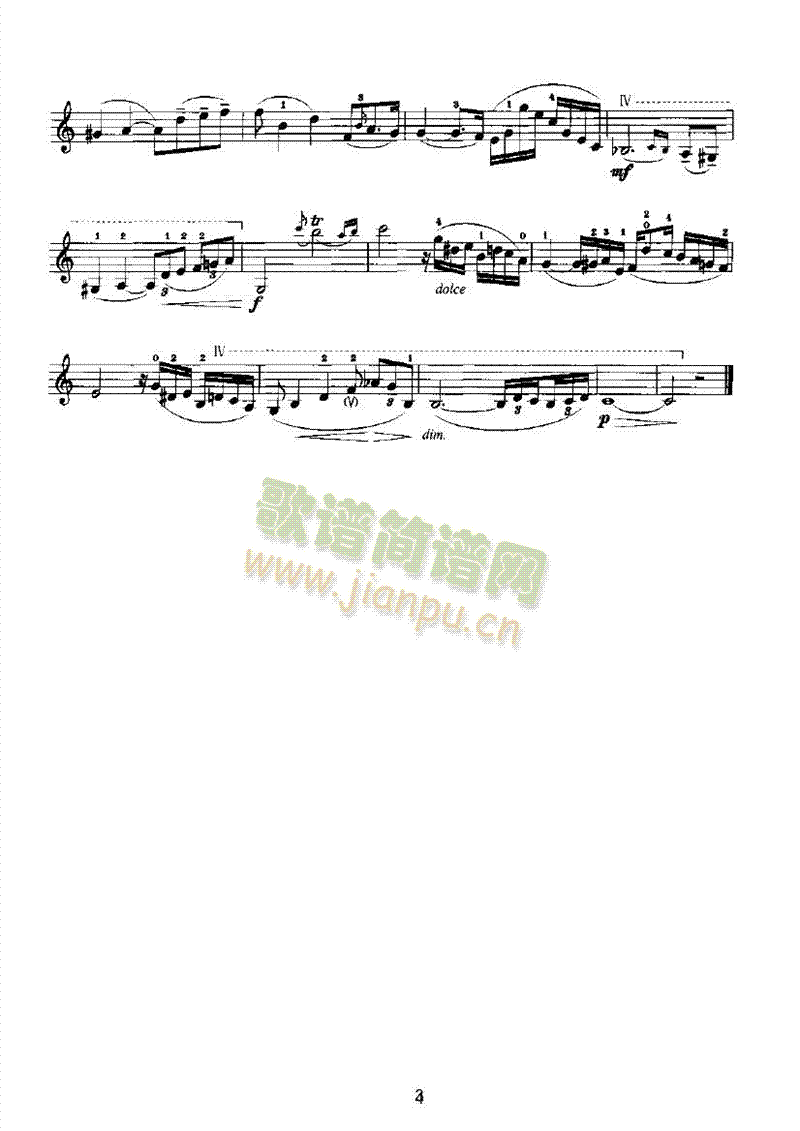 马扎斯小提琴华丽练习曲27首作品36号 弦乐类 小提琴3