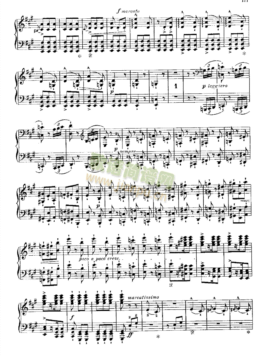 梅菲斯托圆舞曲 键盘类 钢琴2