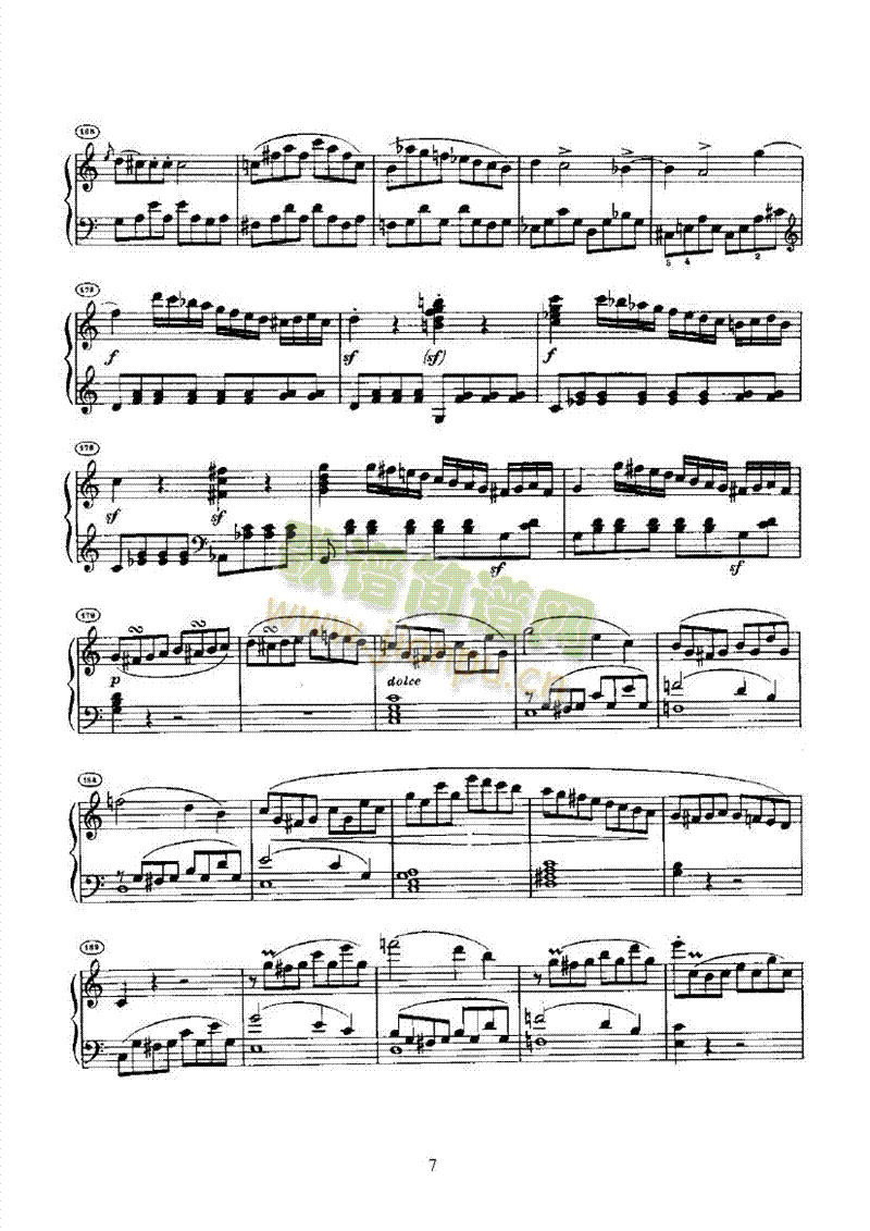 奏鸣曲(Opus2 Nr.3) 键盘类 钢琴7