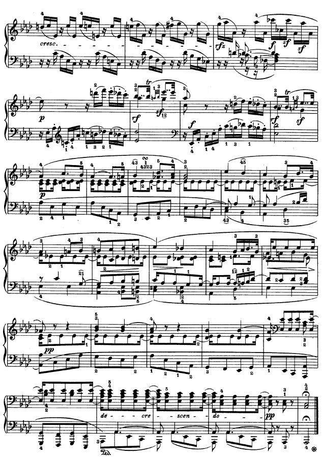 C小调第五钢琴奏鸣曲 - Op. 10―110