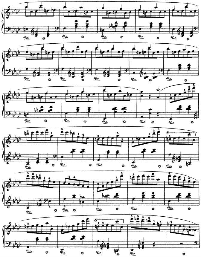 降A大调圆舞曲作品422