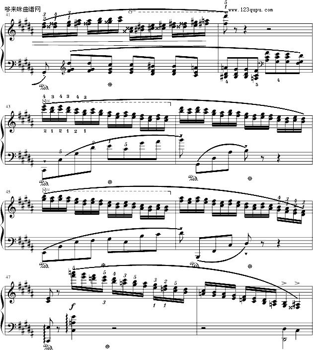 肖邦三度练习曲(op.25 no.6)-肖邦6