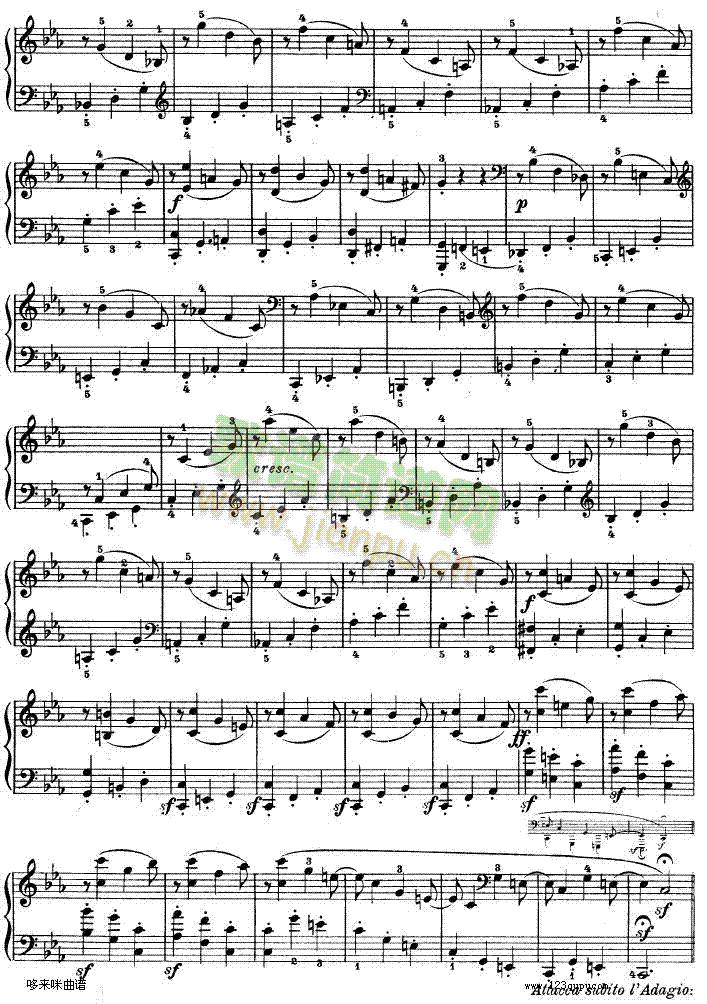 第十三钢琴奏鸣曲-（Op.27 No.1）-贝多芬6