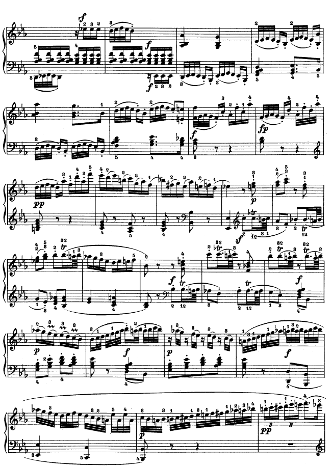 降E大调第四钢琴奏鸣曲-Op.723