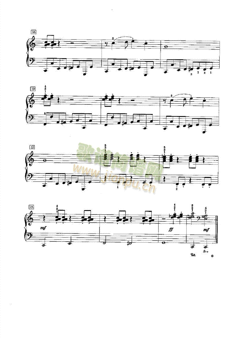 铁路布基曲 键盘类 钢琴2