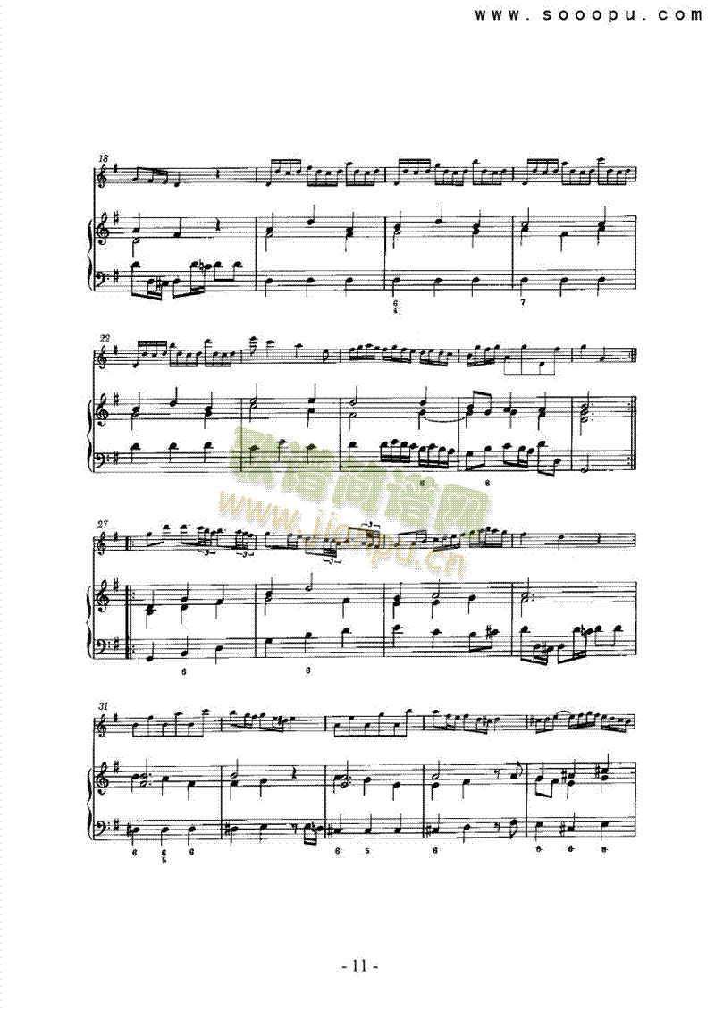 第五奏鸣曲（总谱） 管乐类 长笛11