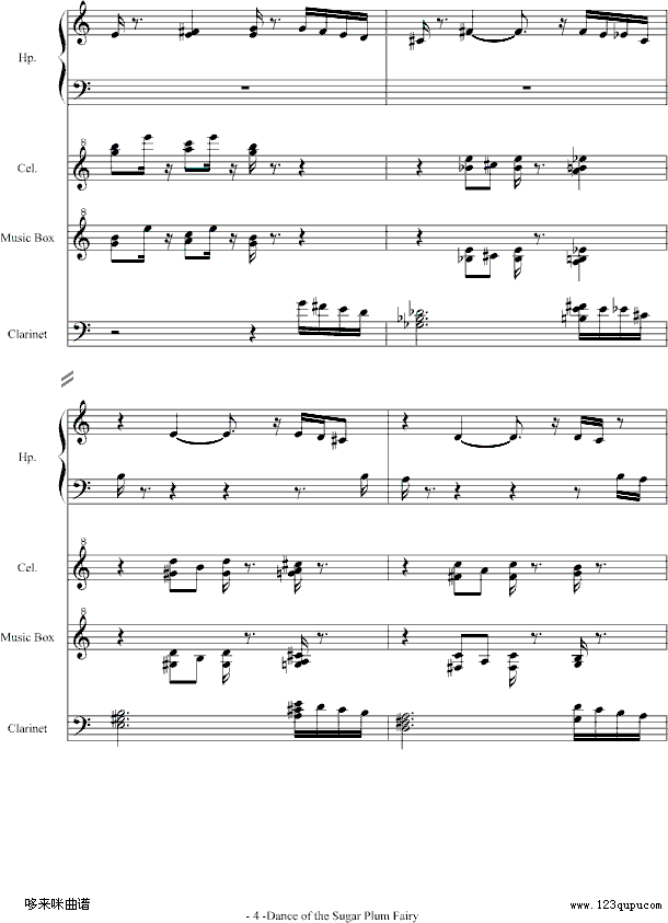 Dance of the Sugar Plum Fairy-柴科夫斯基4
