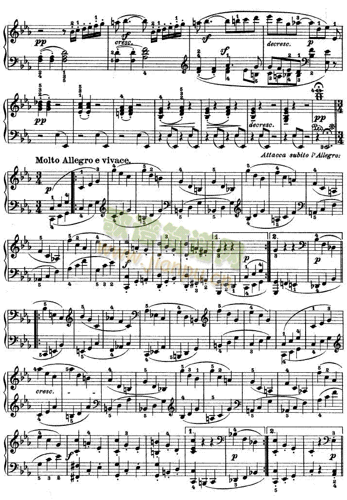 第十三钢琴奏鸣曲-（Op.27 No.1）4