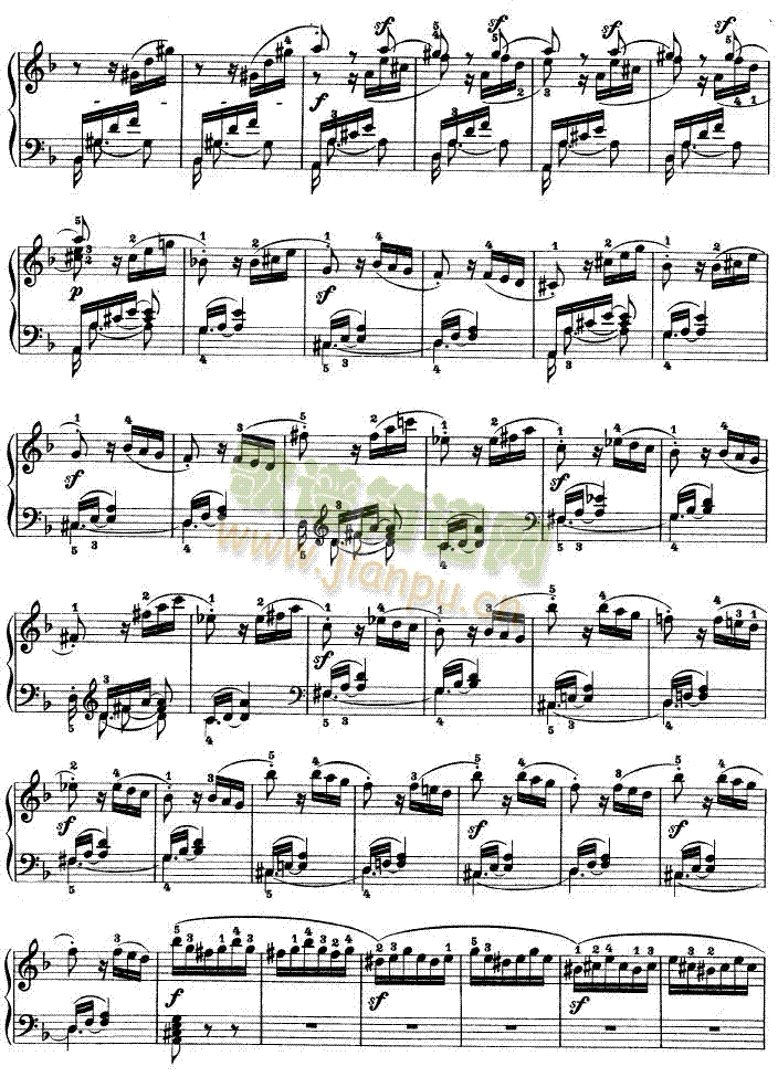 暴风雨-d小调第十七钢琴奏鸣曲 - Op.31―210