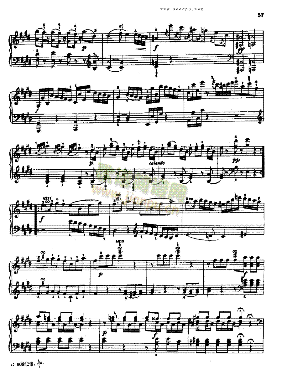 奏鸣曲七(献给奥恩布鲁格的姐妹们) 键盘类 钢琴2