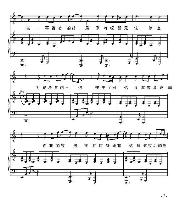 退后-弹唱巴特尔版-周杰伦2