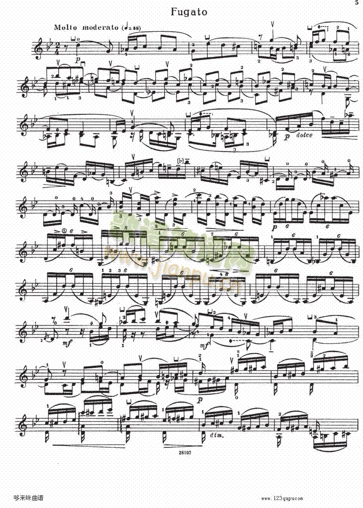 伊萨伊小提琴奏鸣曲（sonate No1）3