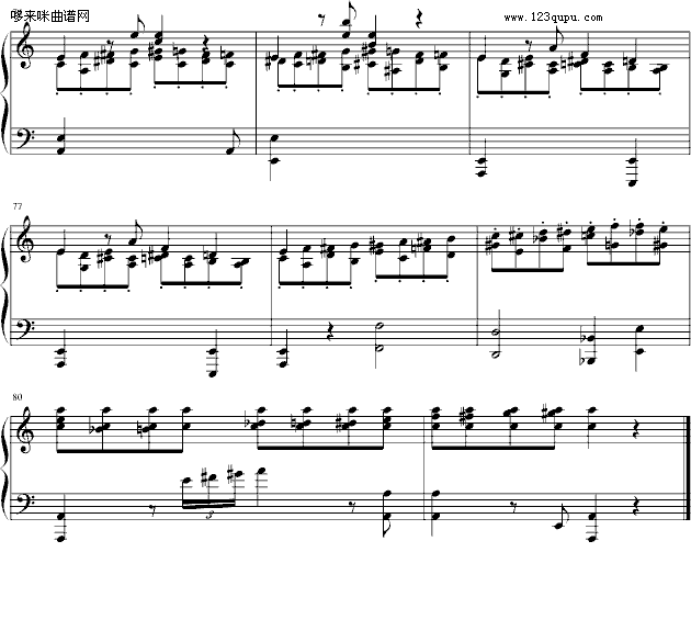 第二钢琴奏鸣曲 第二乐章-普罗科非耶夫6