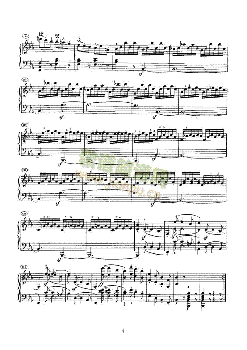 奏鸣曲(Opus7) 键盘类 钢琴4