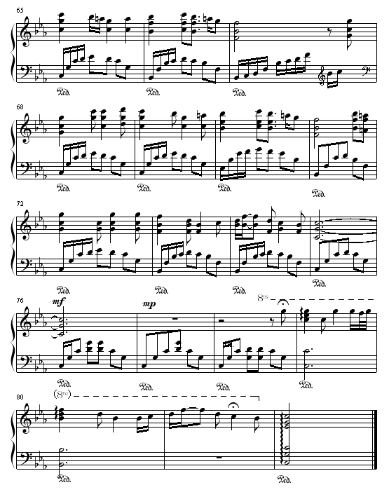 史班赛山(好听的轻音乐曲改编)5