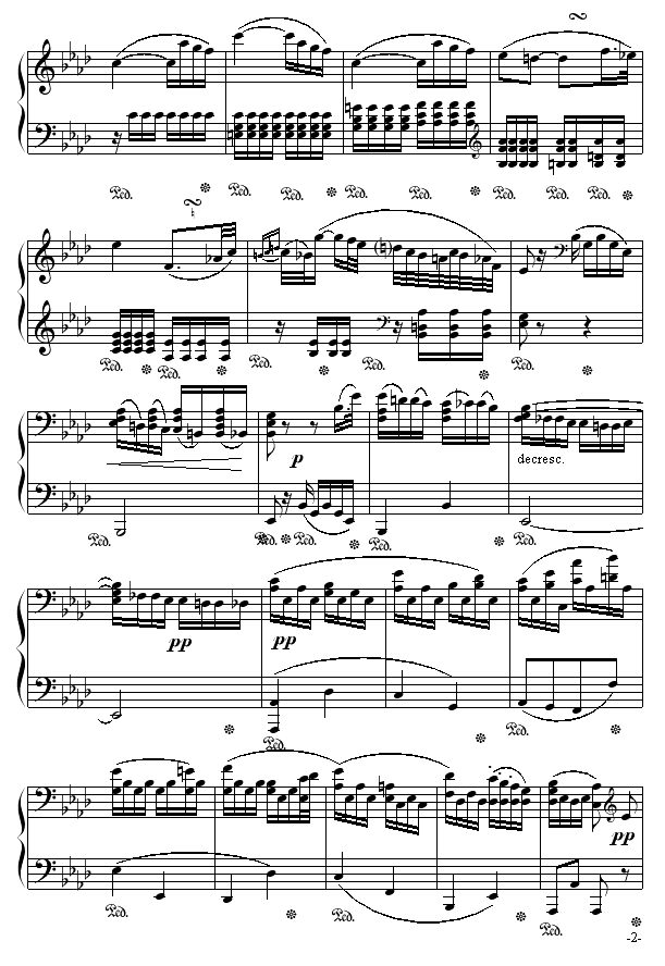 悲怆奏鸣曲第二乐章2