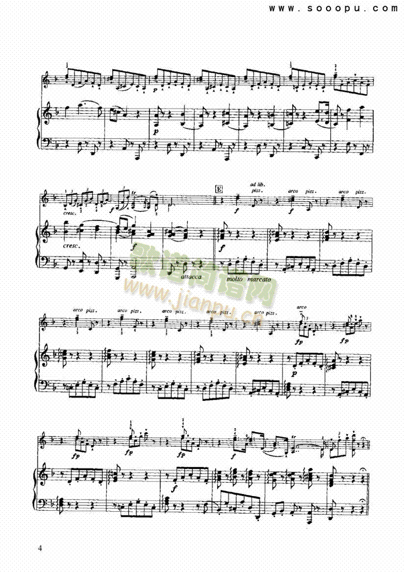 福利亚变奏曲 弦乐类 小提琴4