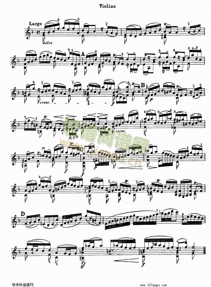 巴赫小提琴协奏曲36