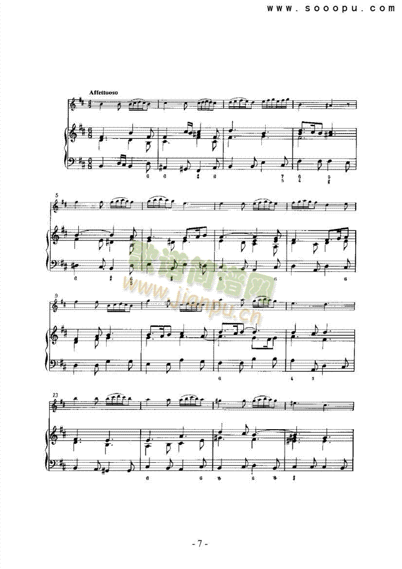 第六奏鸣曲（总谱） 管乐类 长笛7