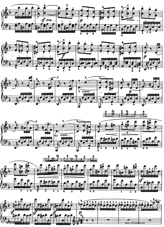 暴风雨-d小调第十七钢琴奏鸣曲 - Op.31―2-贝多芬19