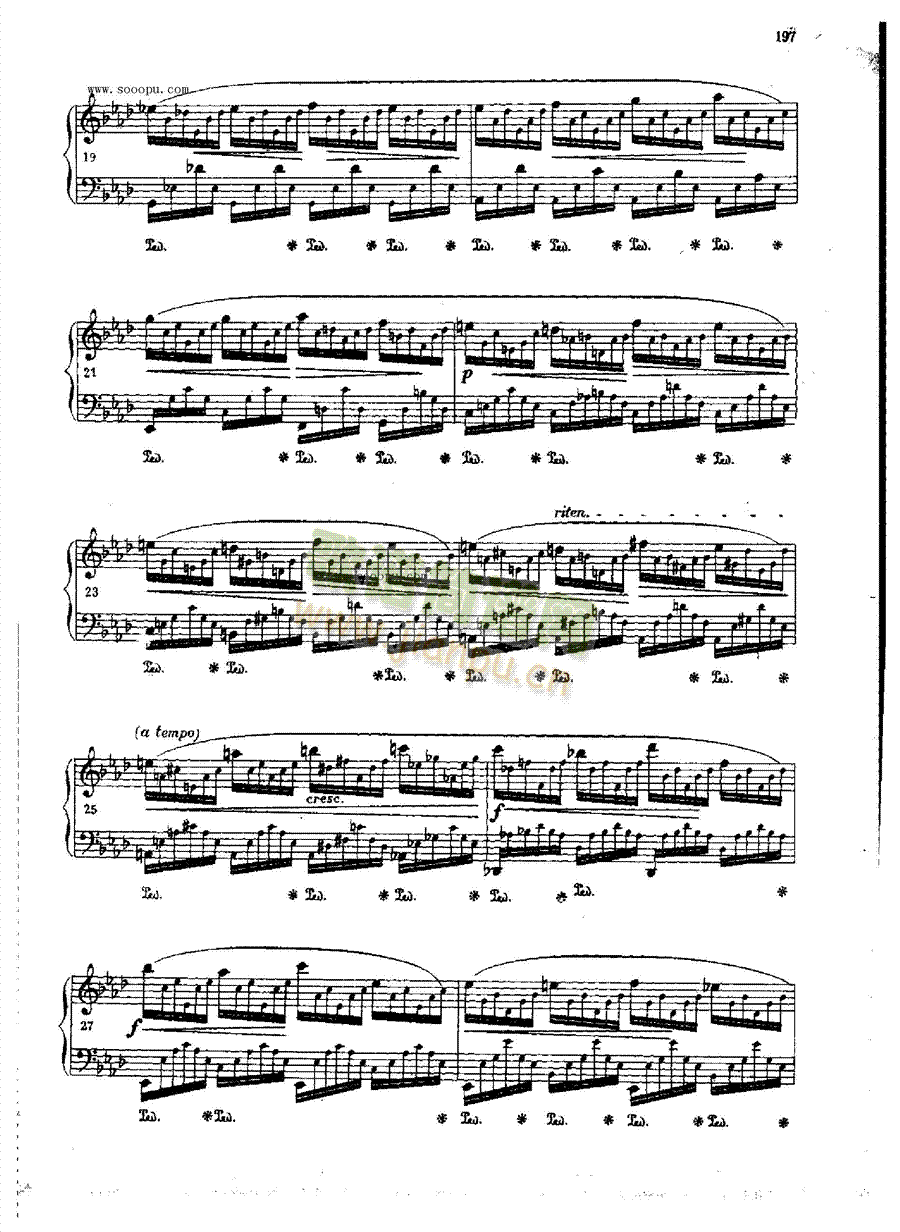 练习曲OP.25  Nr1 键盘类 钢琴3