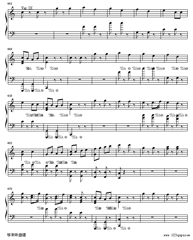 小星星变奏曲-莫扎特13
