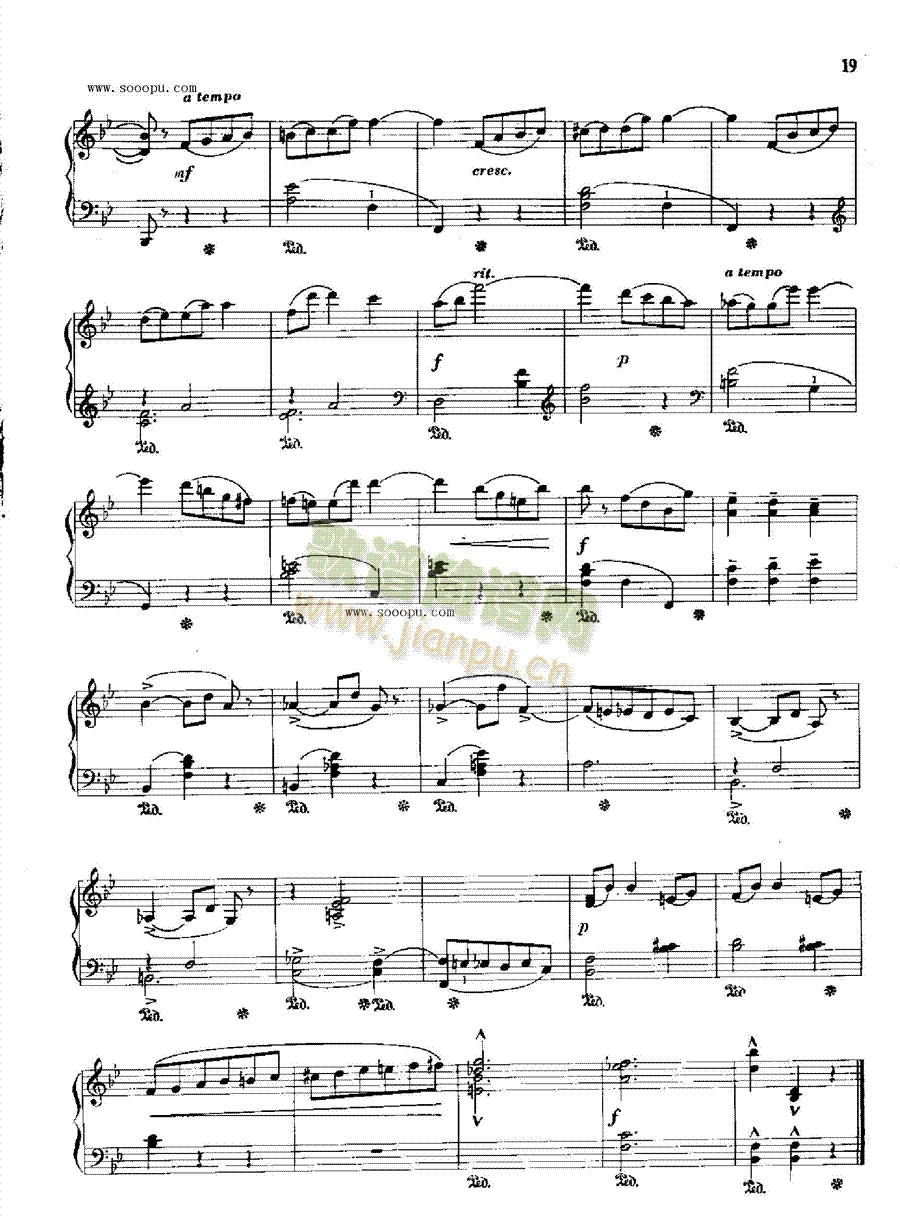 可爱的圆舞曲 键盘类 钢琴3
