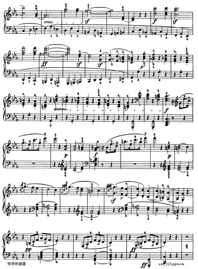 C小调第五钢琴奏鸣曲 - Op. 10―1-贝多芬4