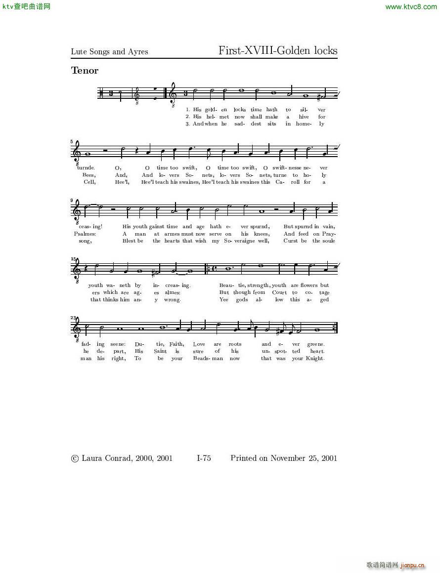 Dowland Lute Music 二31