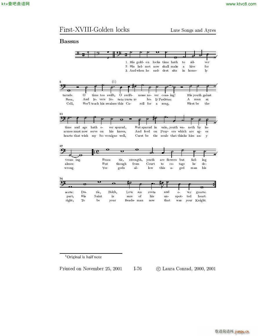 Dowland Lute Music 二32