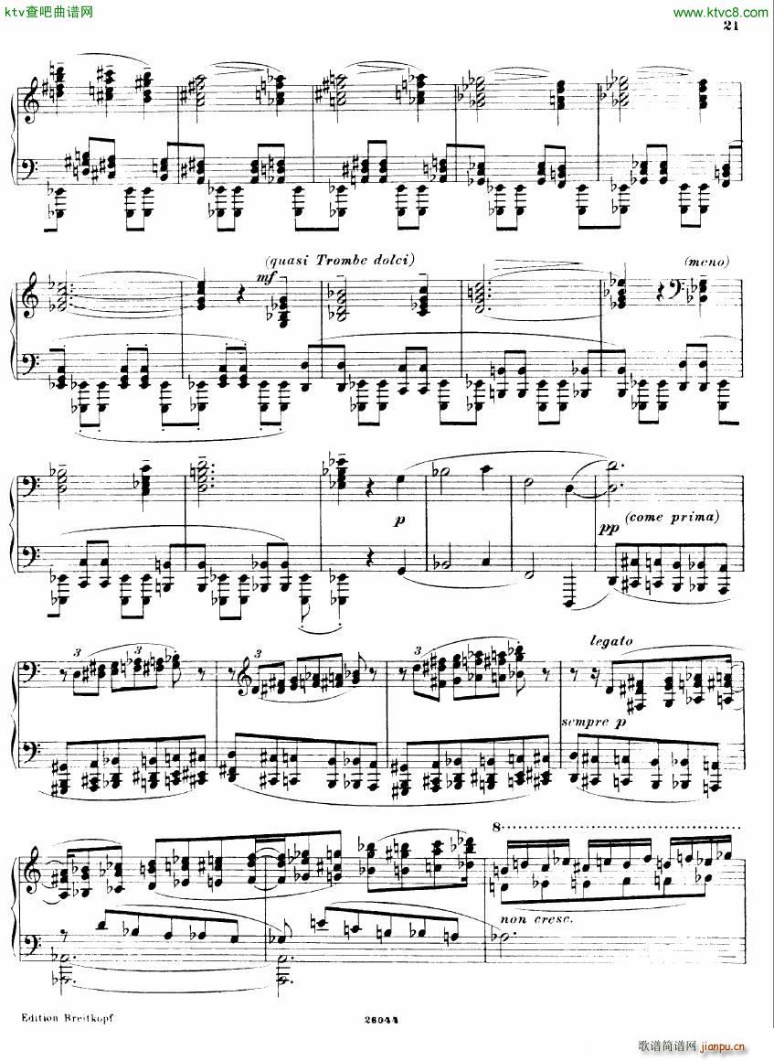 Busoni 1 Elegy No 32