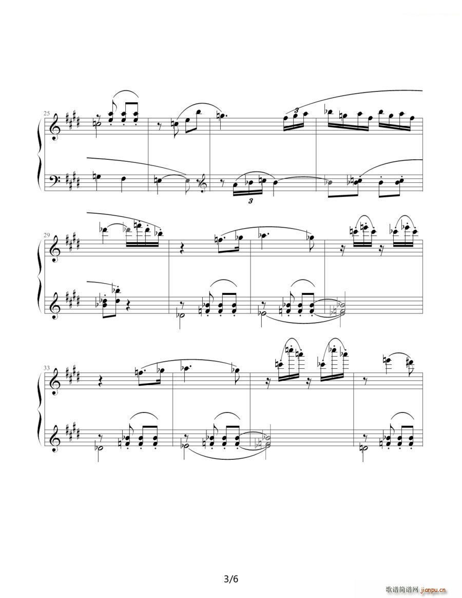 肖斯塔科维奇―前奏曲（10） 升c小调3