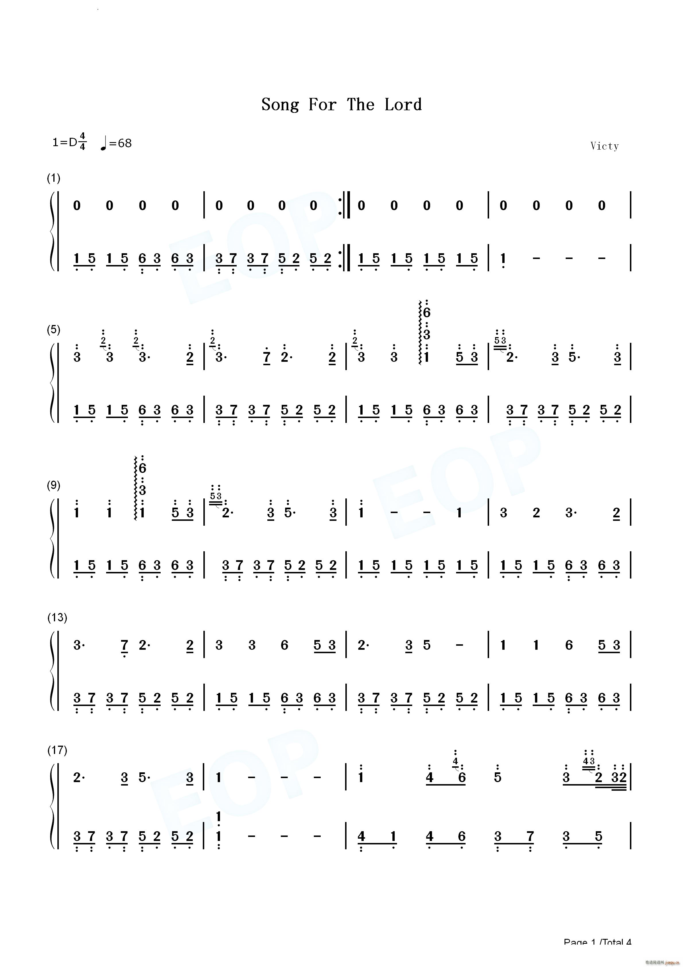 Song For The Lord献给阁下的歌_班得瑞Bandari8