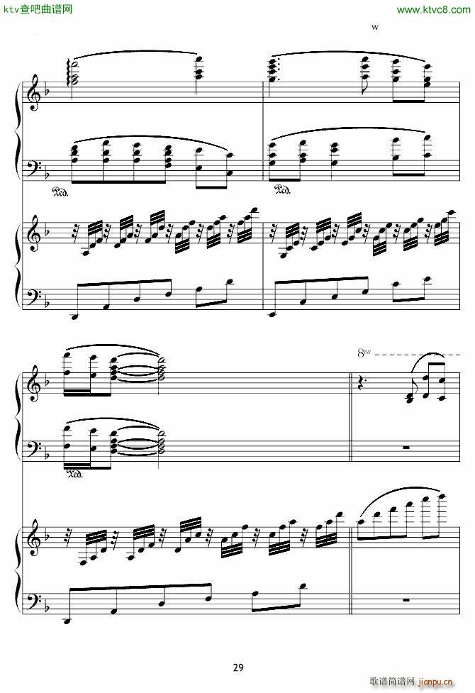 X战记插曲 宿命 双钢琴版29