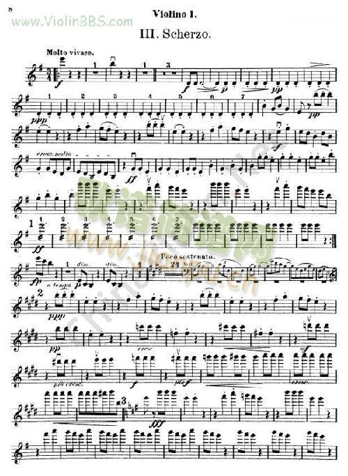 Symphony No.9 in E Minor. Op.95 (New World)第一小提琴7