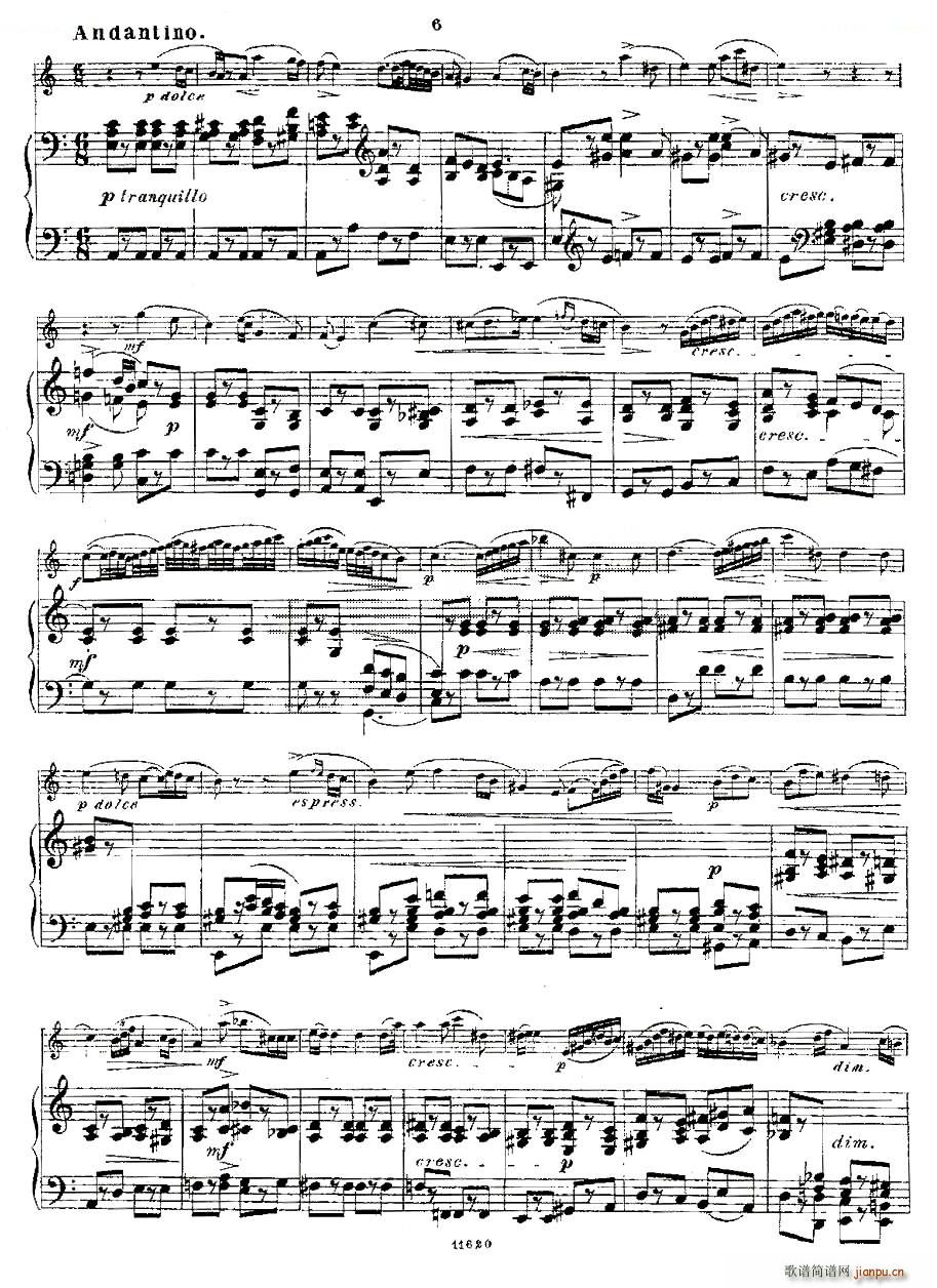 Opern-Transcriptionen Op 45-8（长笛 钢琴伴奏） 铜管4