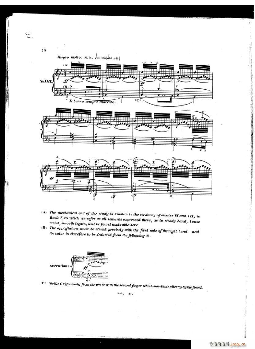 Czerny Etudes de la velocite book II14