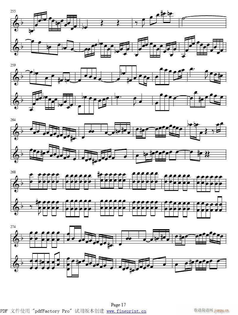 d小调两支小提琴协奏曲15-22提琴3