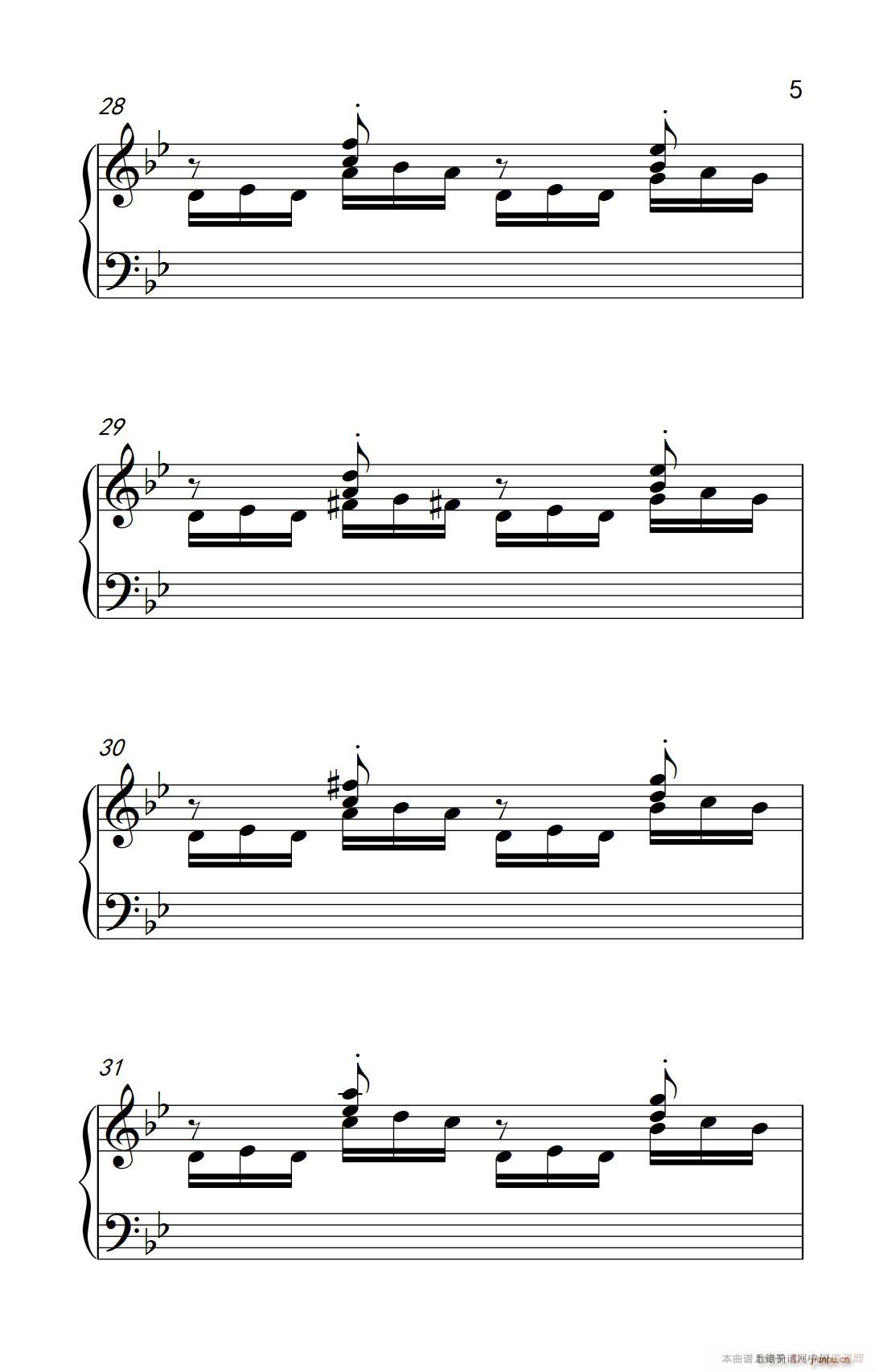 第九级3 练习曲 No 2（中央音乐学院 钢琴（业余）考级教程 7-9级）5