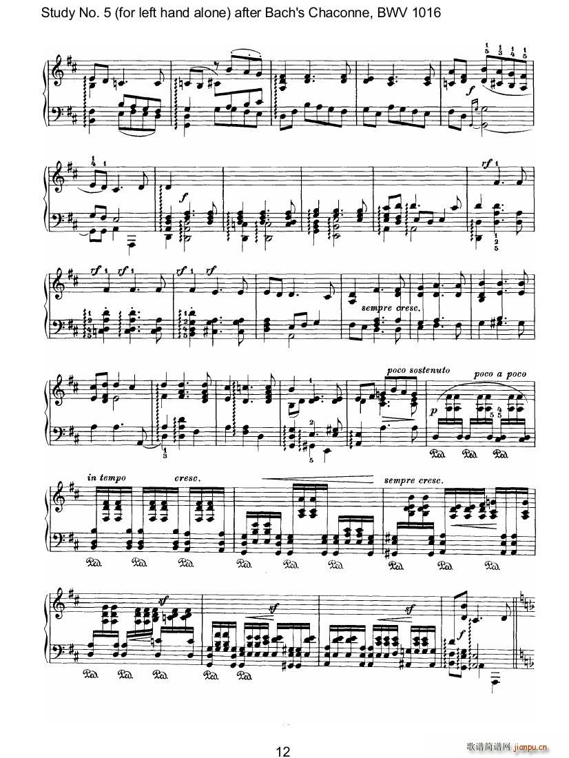 Bach Brahms BWV1016 Chaconne as Etude 5 left hand23