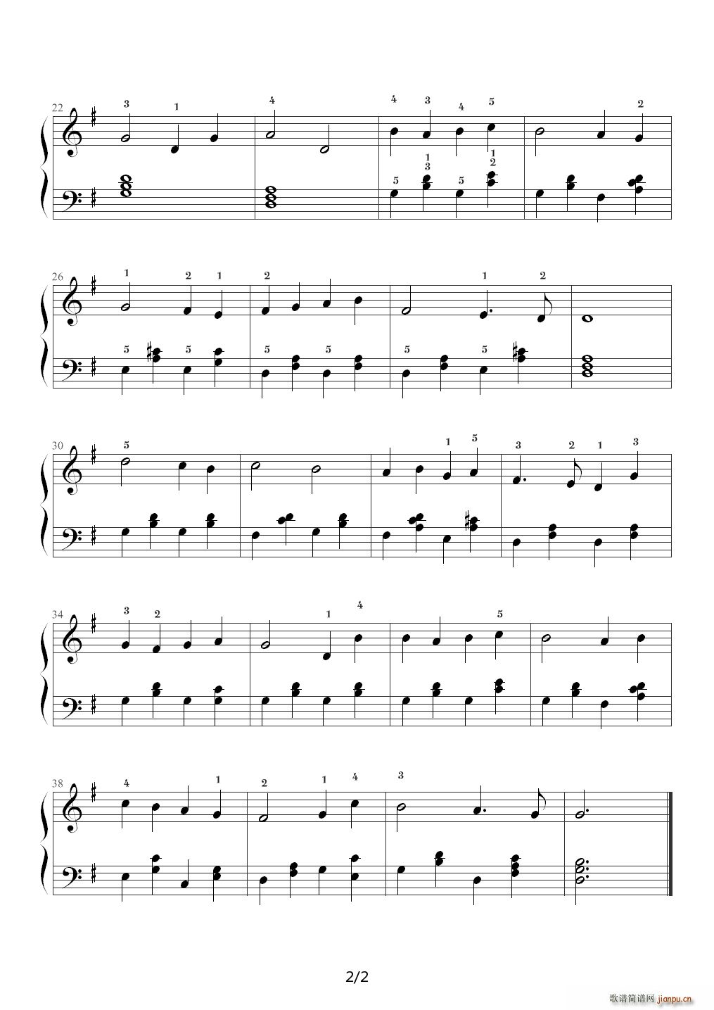 噢 来吧 你们全部忠实（O Come All Ye Faithful） G调2