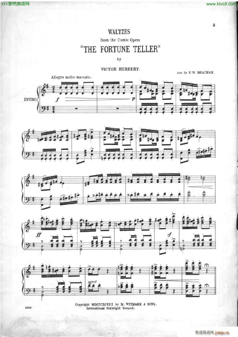 Victor Herbert The Fortune Teller Waltzes1