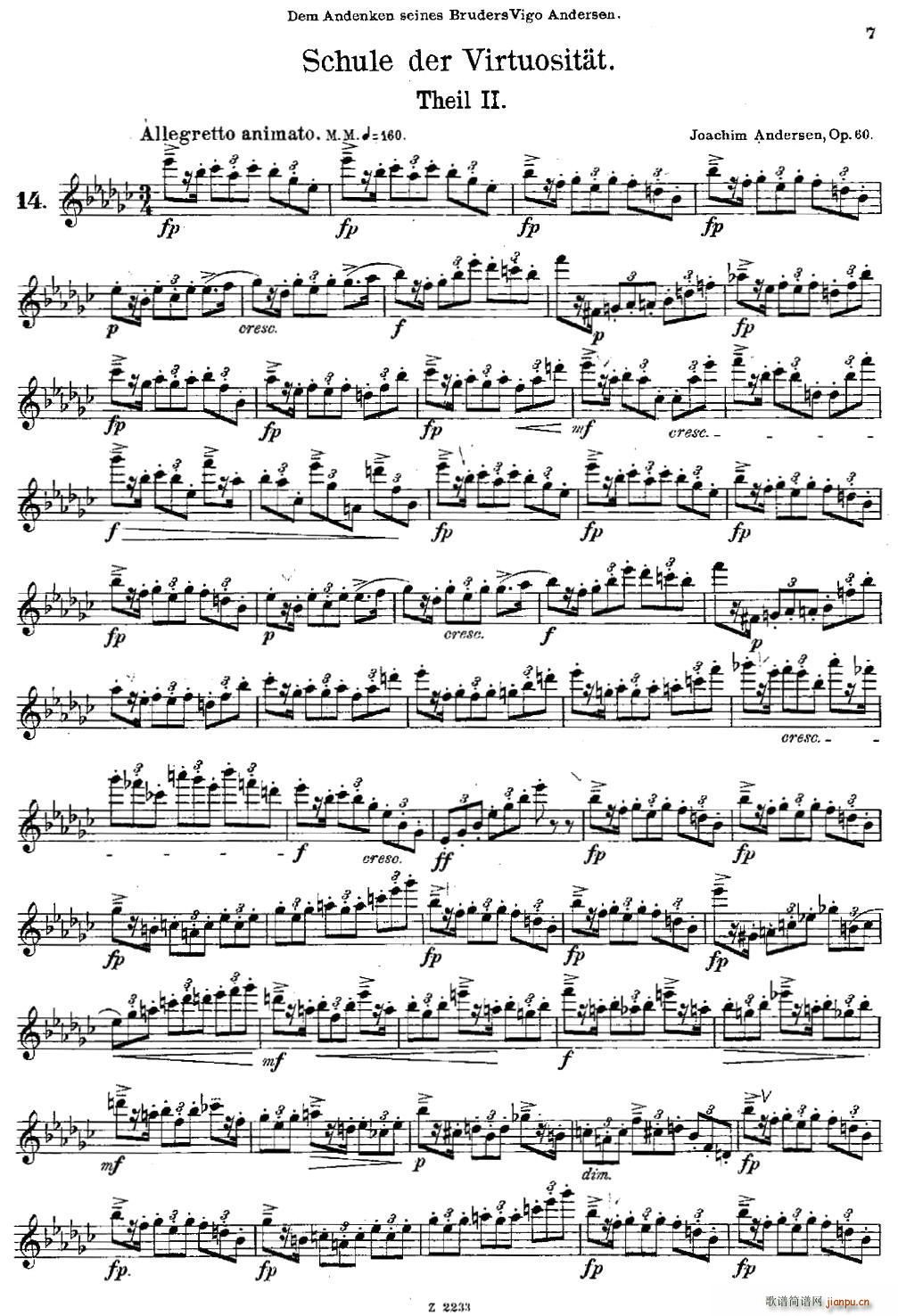 Schule der Virtuosit?t Op 60（14）1