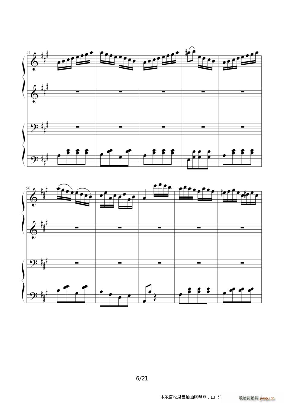 土耳其进行曲（四手联弹加难版）6